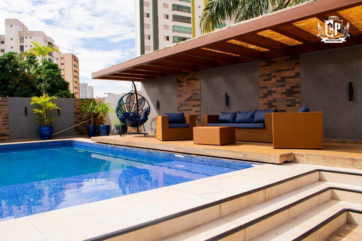 Elegancia & Conforto Flat Mobiliado Goiania Exterior photo